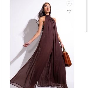 NEVER WORN brown jumpsuit